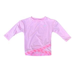 Baby Girl Nike Dri-FIT Pink Taping Tunic Size 12M With Sparkly Swoosh